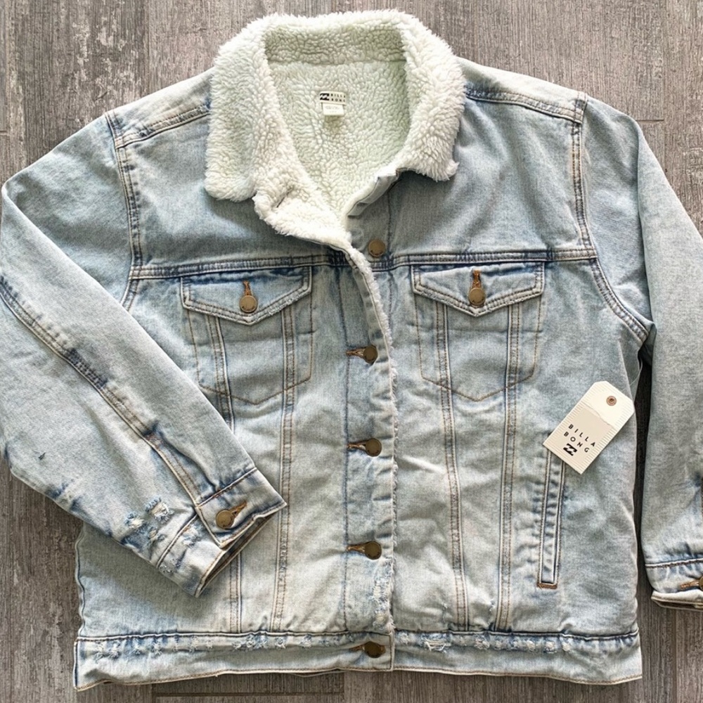 π₯π₯BILLABONG - SUCH A TRIP DENIM JACKETπ₯π₯ - Picture 11 of 11